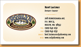 Kent Larimer Business Card
