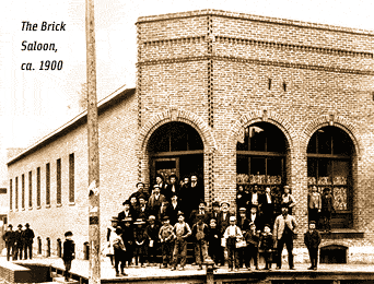 The Brick Saloon, ca. 1900